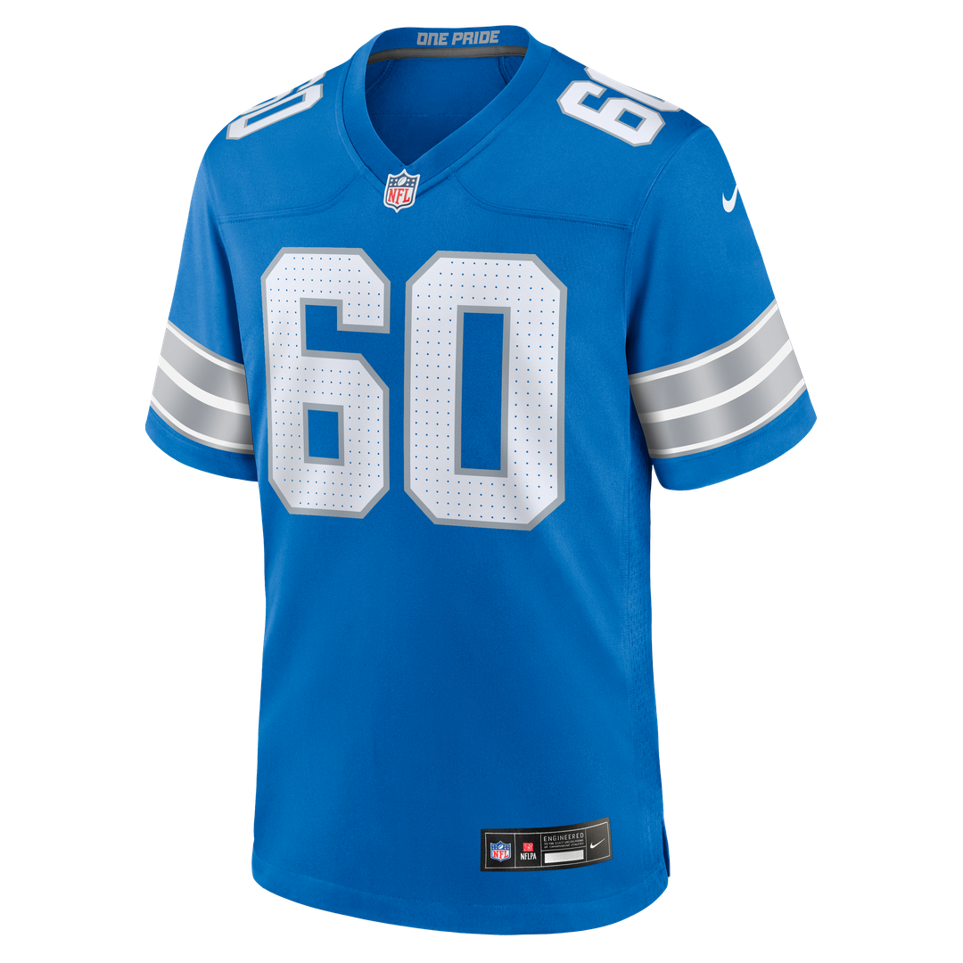Graham Glasgow Detroit Lions Nike Team Game Official Jersey -  Blue