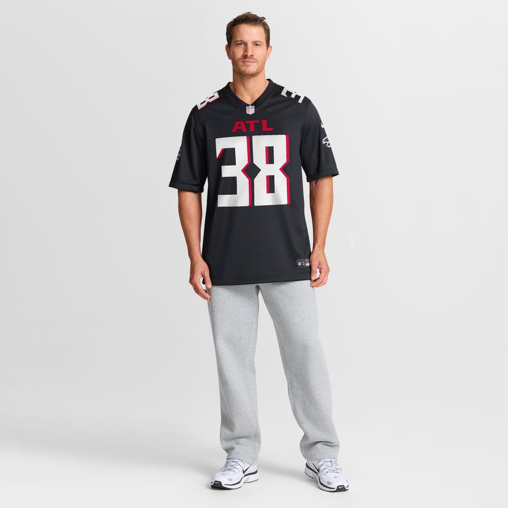 Nathan Carter Atlanta Falcons Nike Team Game Jersey - Black