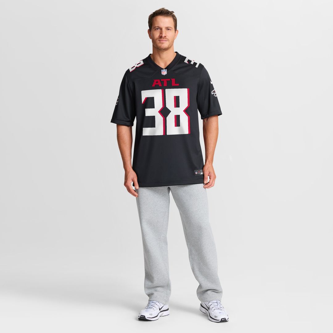 Nathan Carter Atlanta Falcons Nike Team Game Jersey - Black