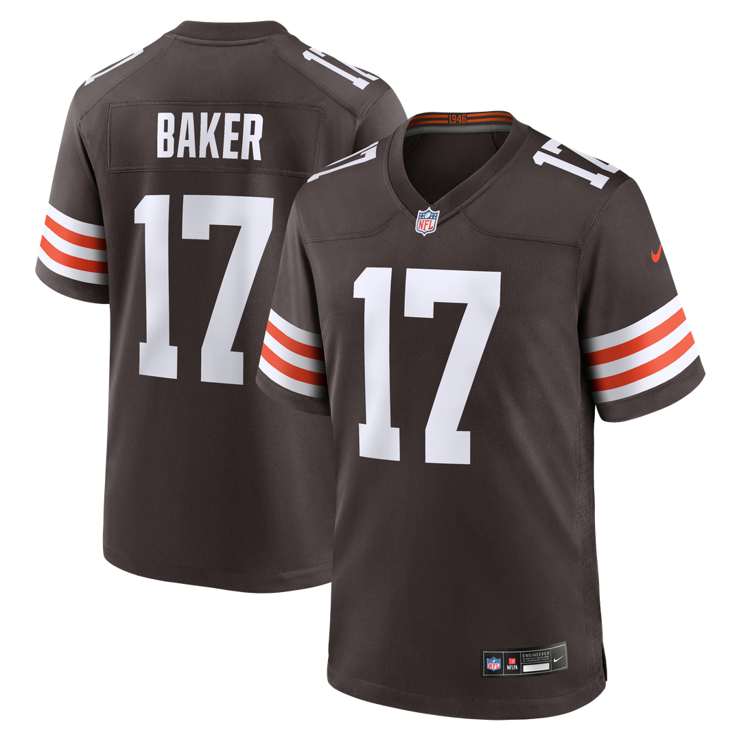 Jerome Baker Cleveland Browns Nike Team Game Jersey - Brown