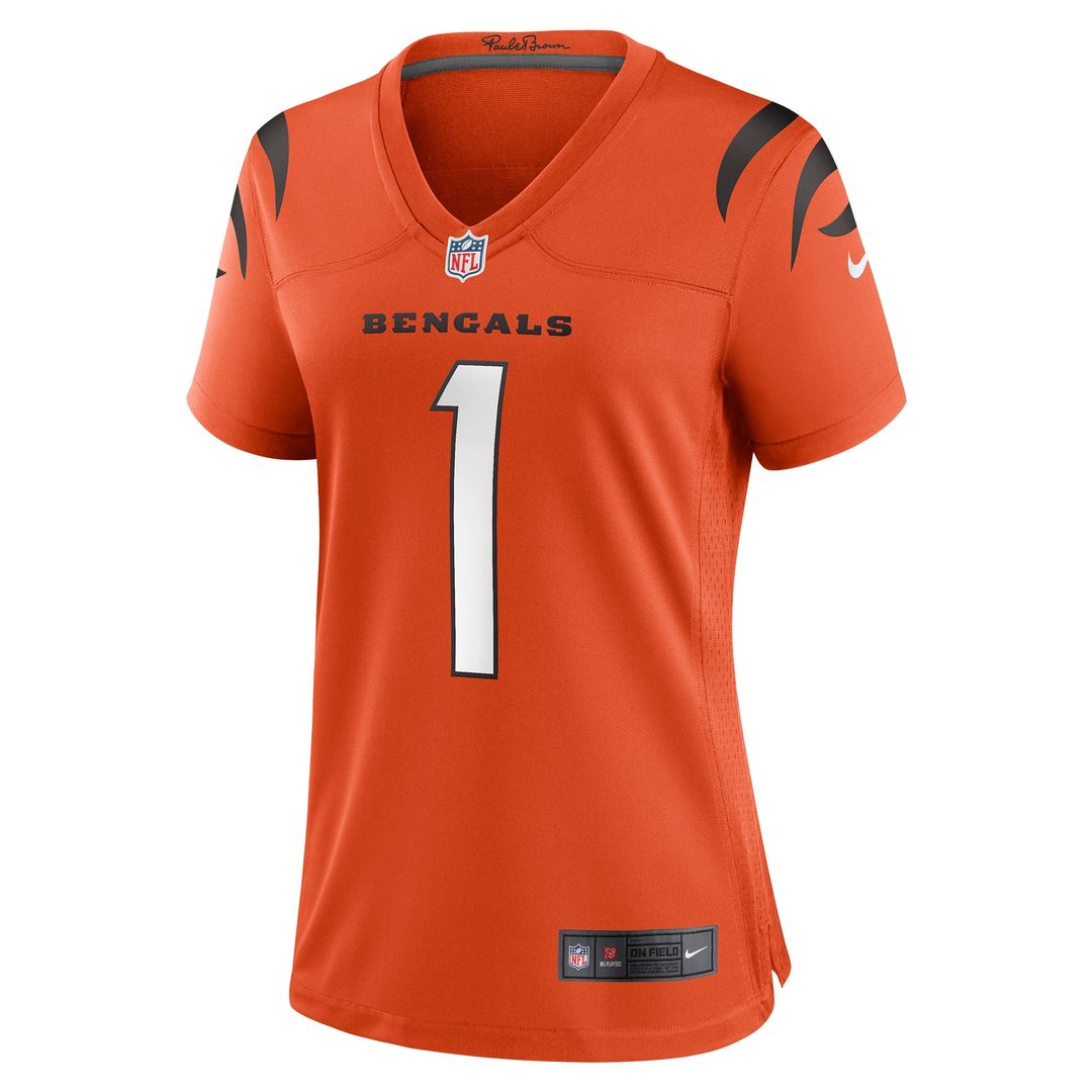Ja'Marr Chase Cincinnati Bengals Nike Women's Alternate Game Jersey - Orange