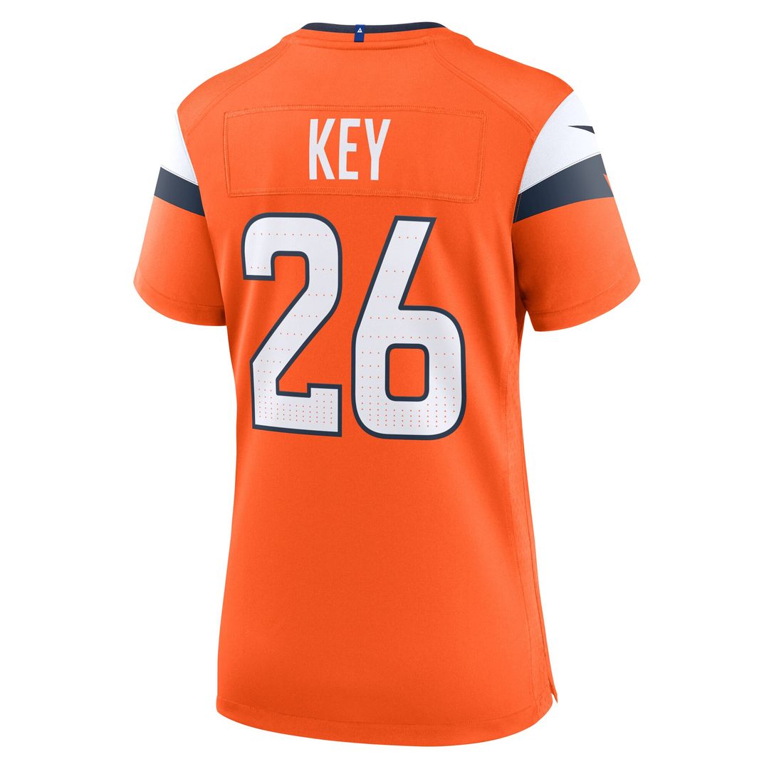 Devon Key Denver Broncos Nike Women's Team Game Jersey - Orange