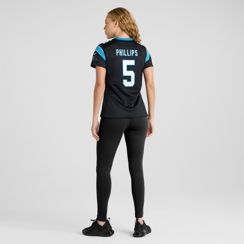 Jaelan Phillips Carolina Panthers Nike Women's Team Game Jersey - Black