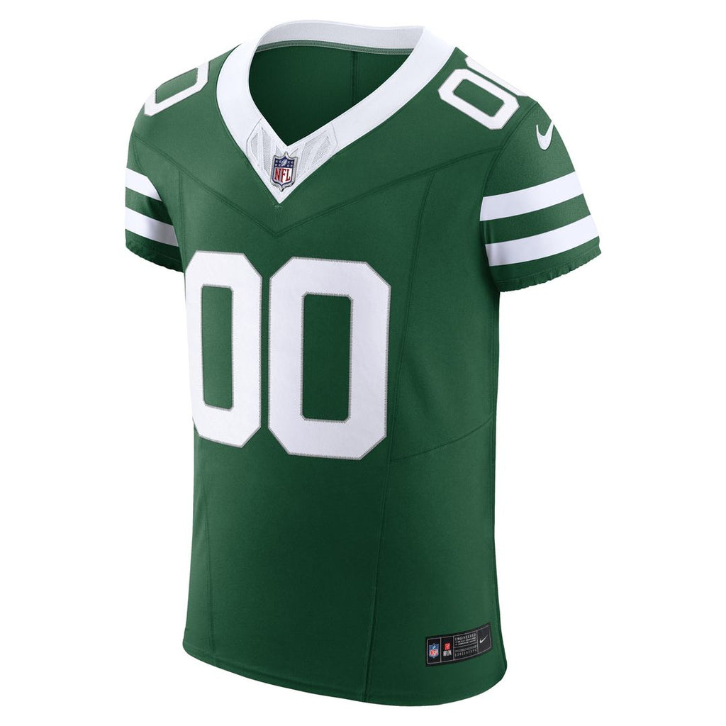 New York Jets Nike Vapor F.U.S.E. Elite Custom Official Jersey - Legacy Green