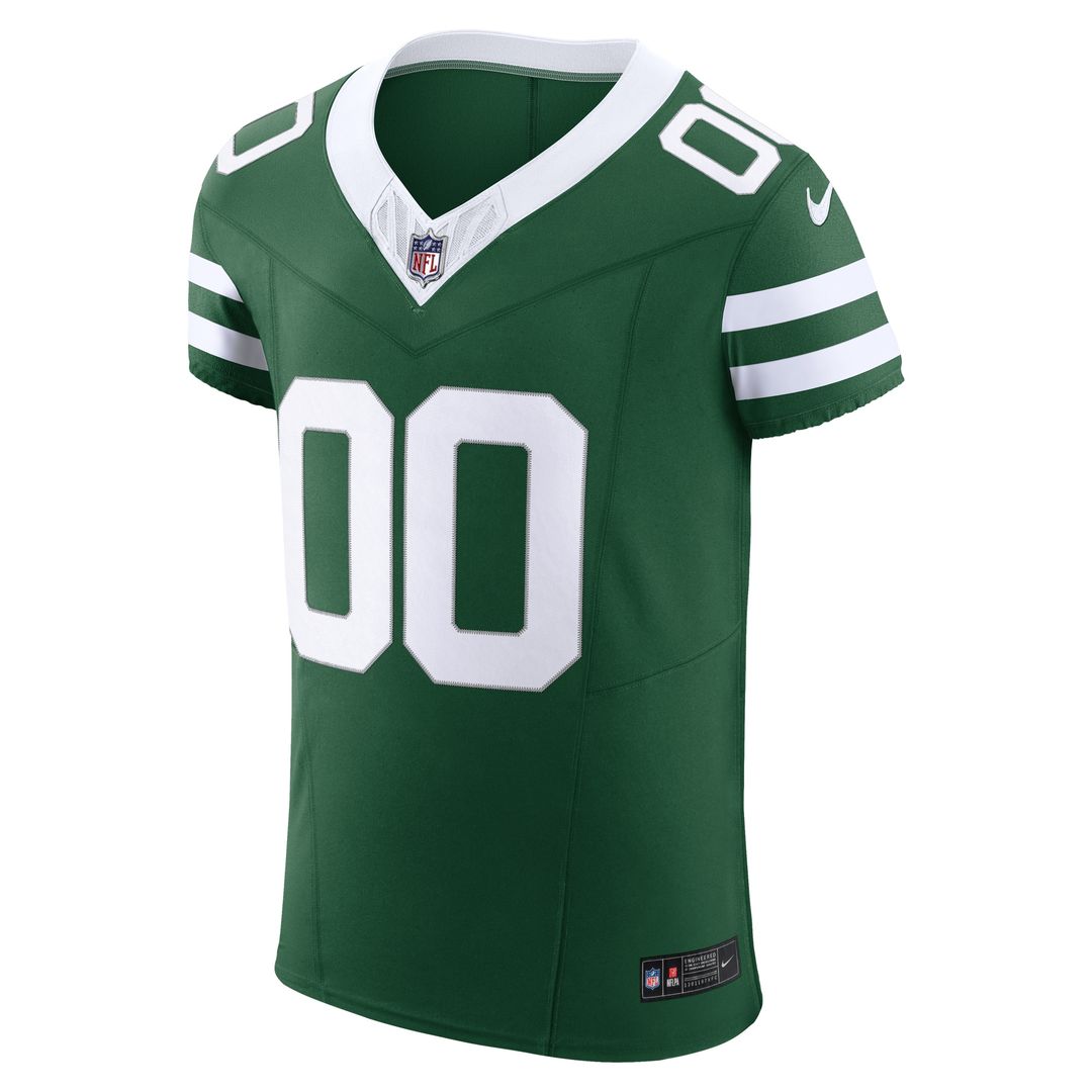 New York Jets Nike Vapor F.U.S.E. Elite Custom Official Jersey - Legacy Green