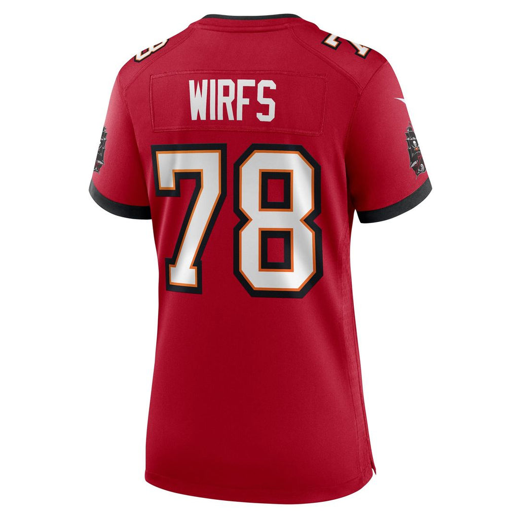 Tristan Wirfs Tampa Bay Buccaneers Nike Women's Team Game Official Jersey -  Red