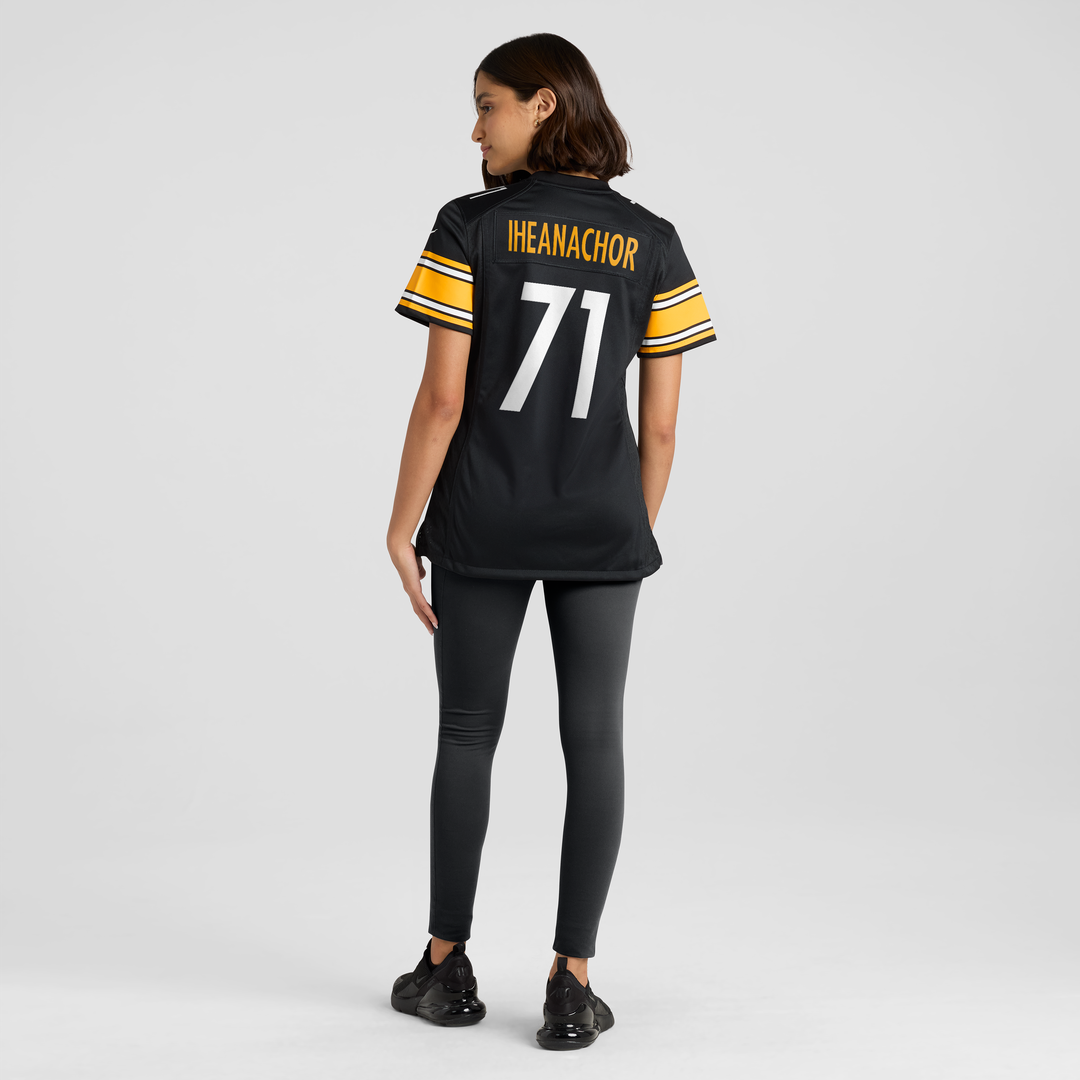 Max Iheanachor Pittsburgh Steelers Nike Women's Team Game Jersey - Black