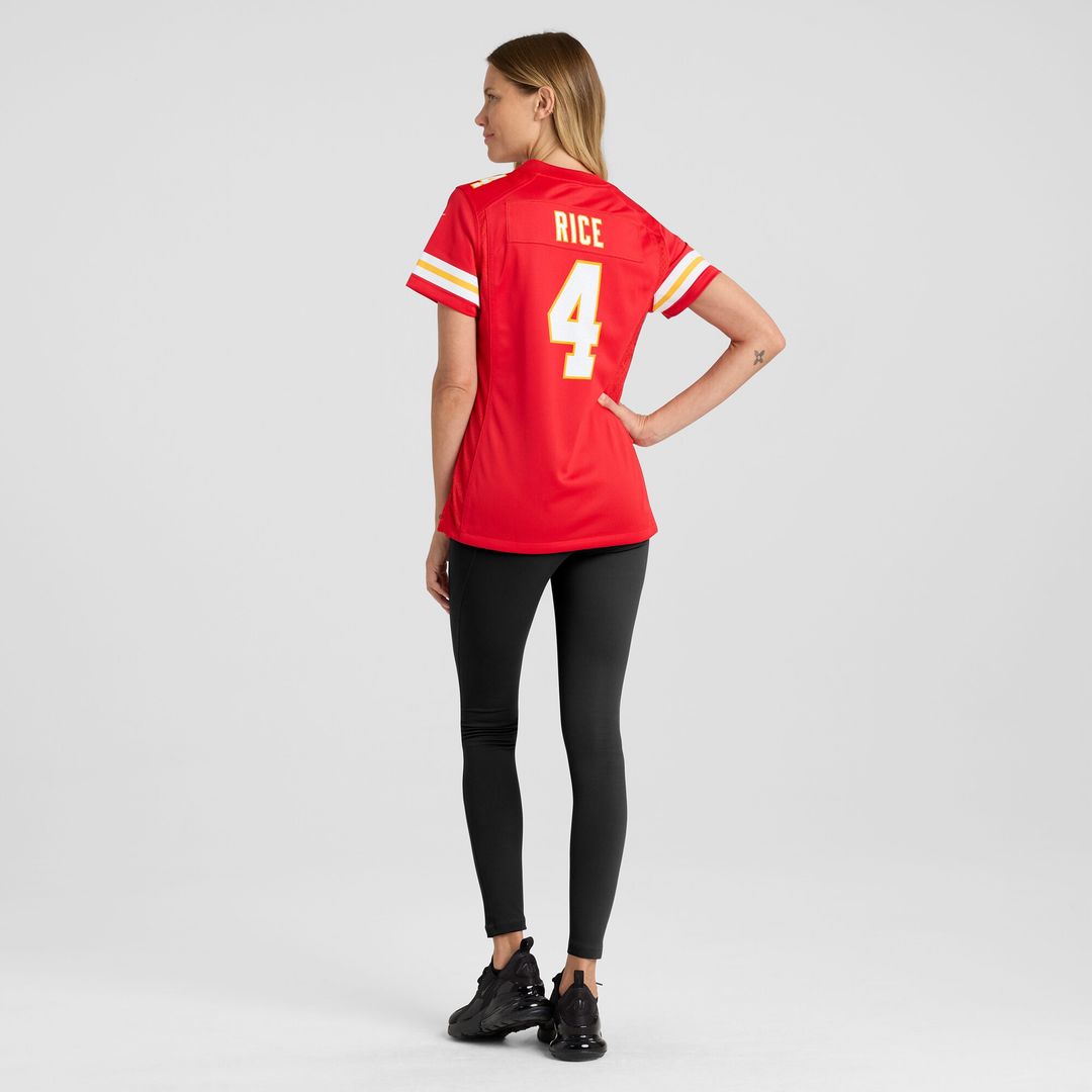 Rashee Rice Kansas City Chiefs Nike Women's  Game Official Jersey -  Red