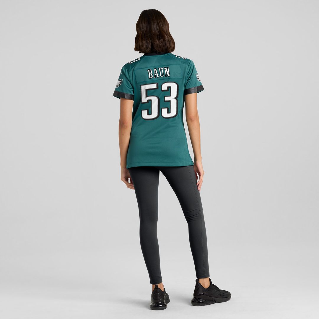 Zack Baun Philadelphia Eagles Nike Women's Game Jersey - Midnight Green