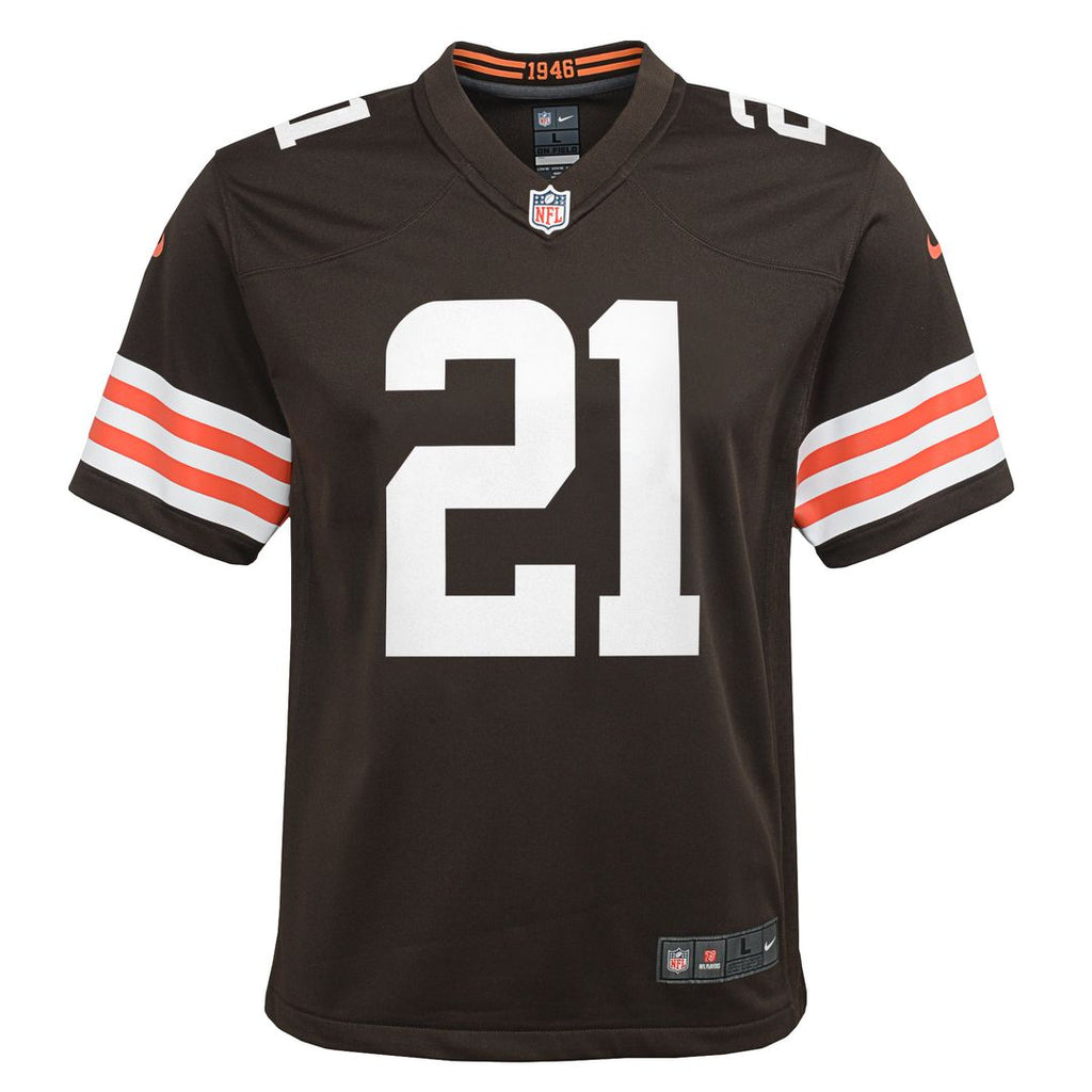 Denzel Ward Cleveland Browns Nike Youth Game Official Jersey - Brown