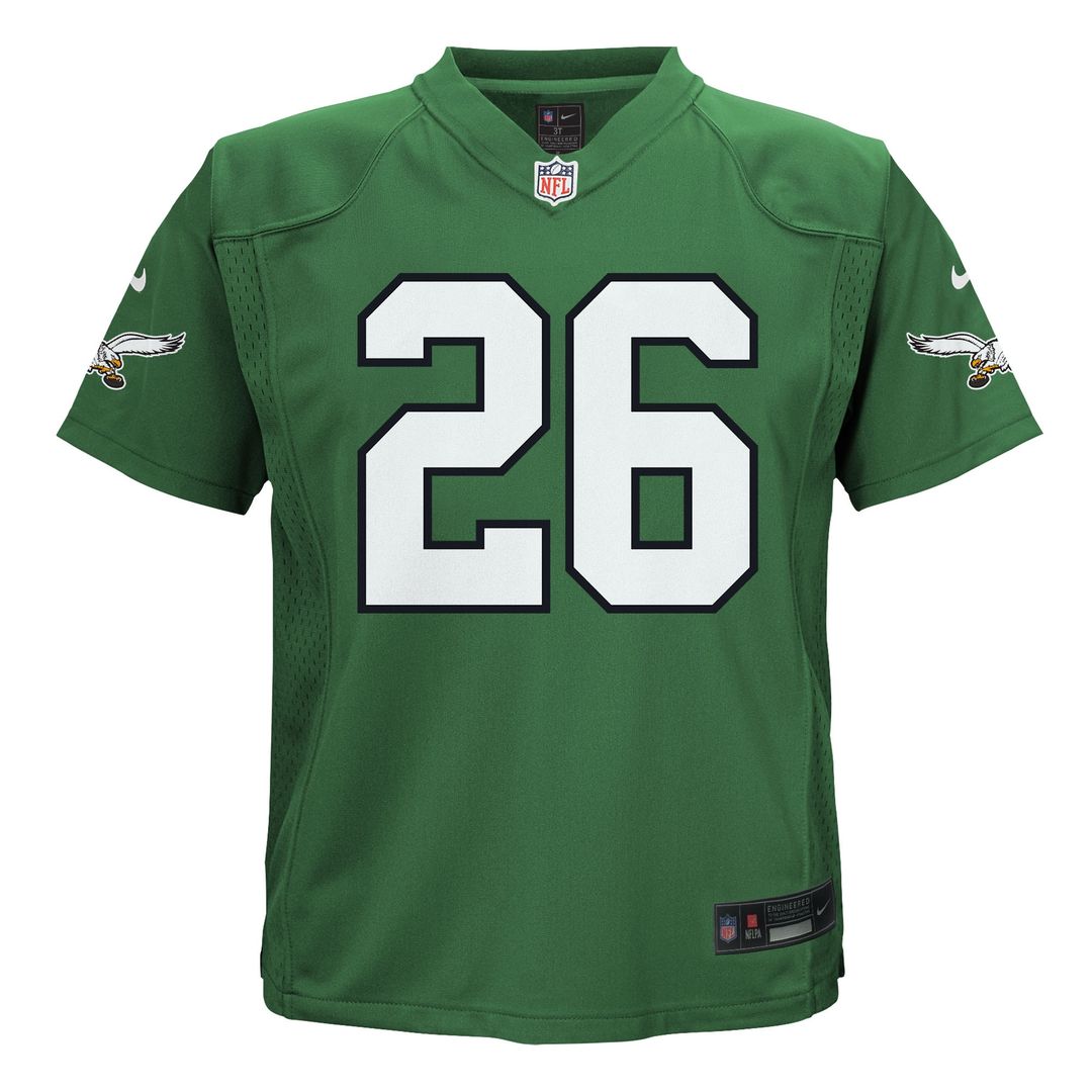 Saquon Barkley Philadelphia Eagles Nike Infant Alternate Player Game Jersey - Kelly Green