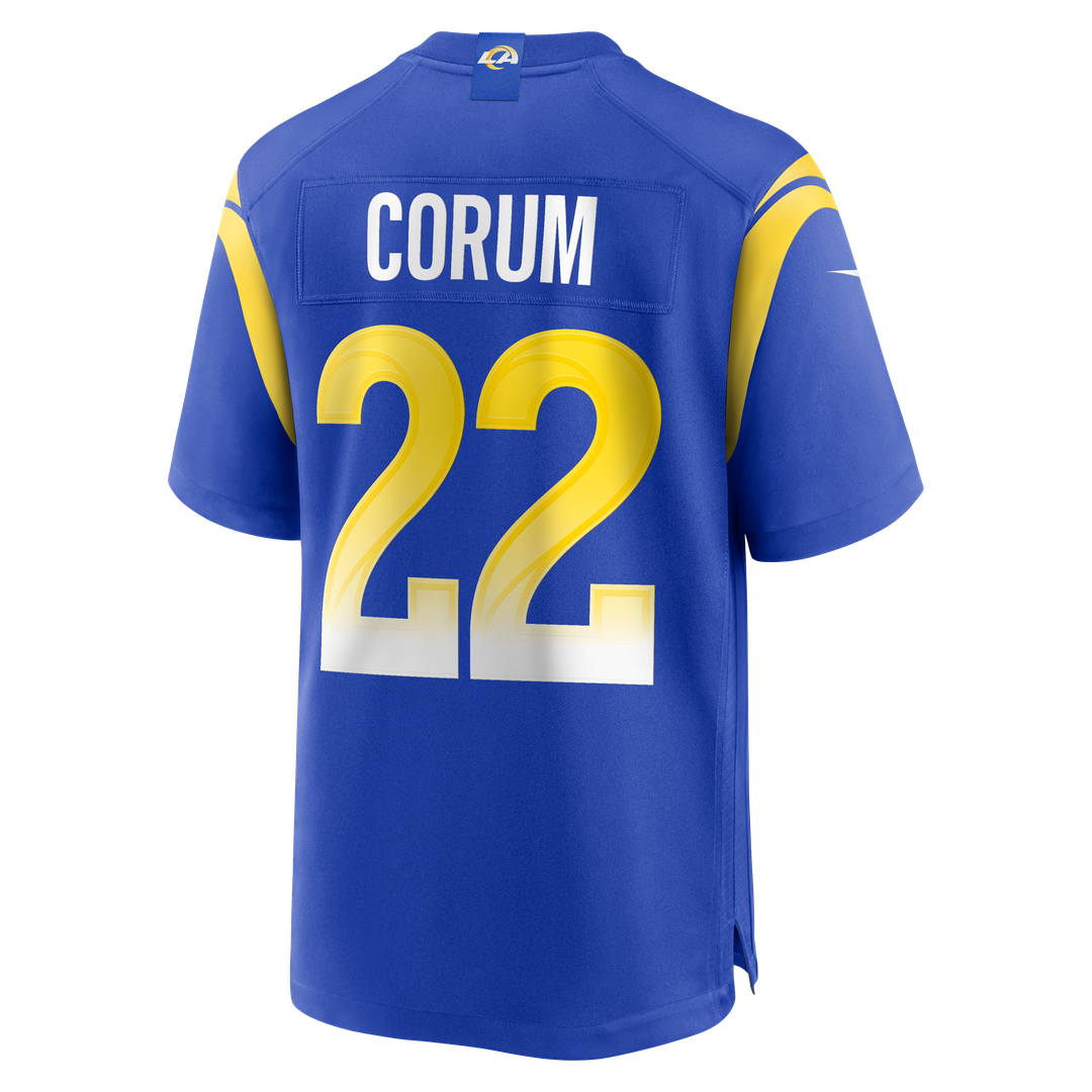 Blake Corum Los Angeles Rams Nike Game Player Jersey - Royal
