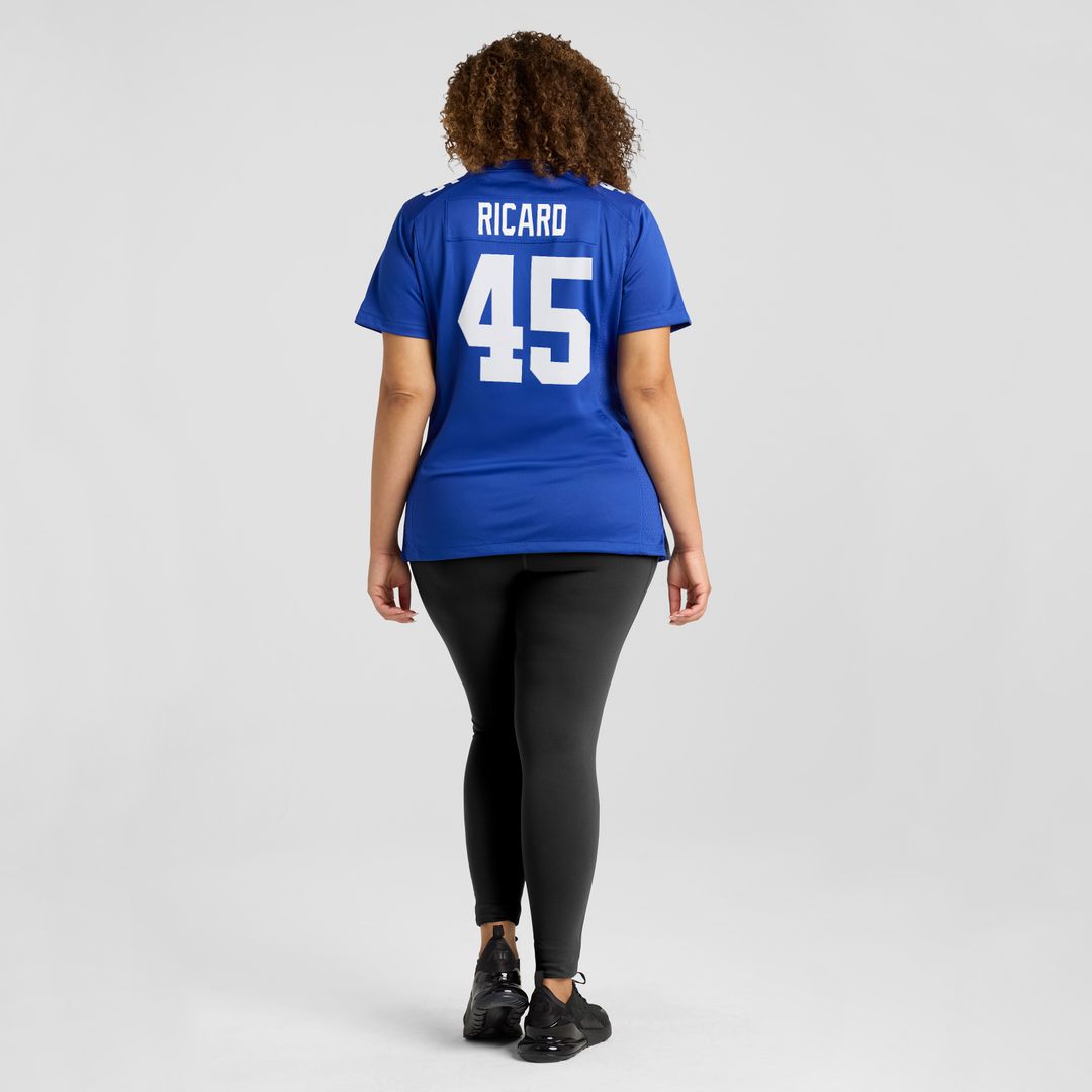 Patrick Ricard New York Giants Nike Women's Team Game Official Jersey -  Royal