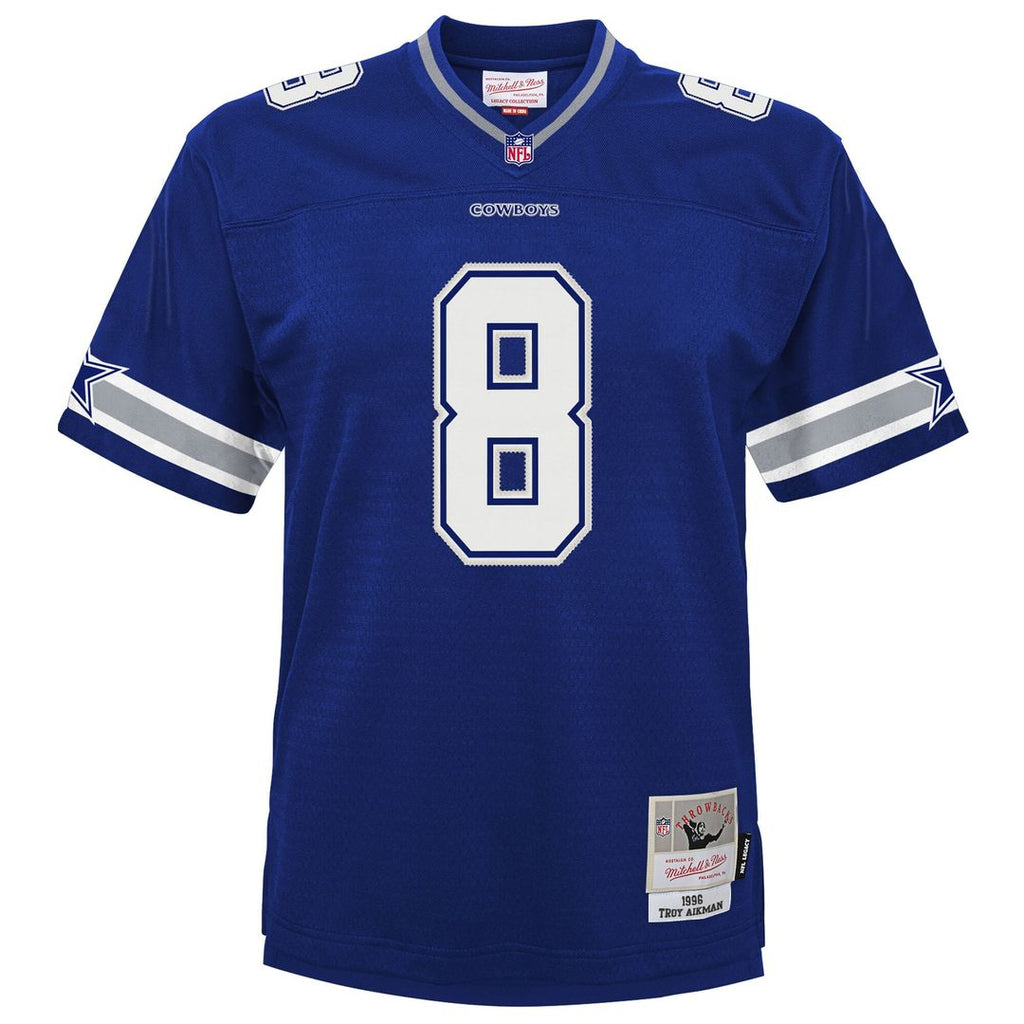 Troy Aikman Dallas Cowboys Mitchell & Ness Preschool 1996 Retired Player Legacy Official Jersey - Navy