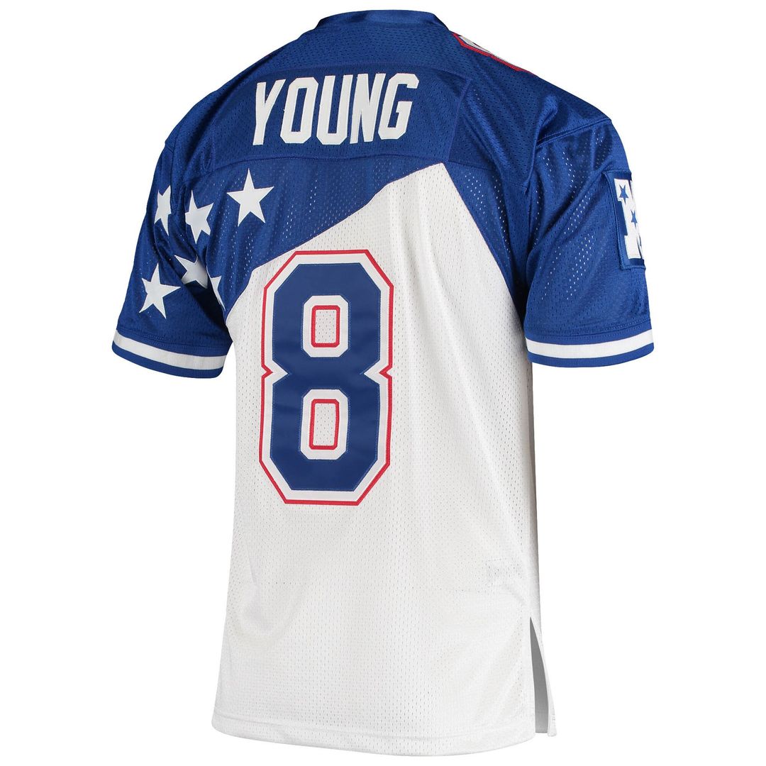 Steve Young NFC Mitchell & Ness 1994 Pro Bowl Authentic Official Jersey - White/Blue