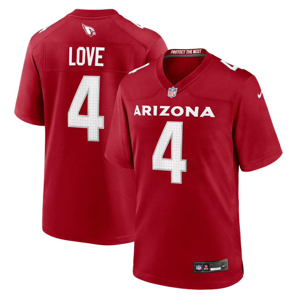 Jeremiyah Love Arizona Cardinals Nike Game Player Official Jersey - White
