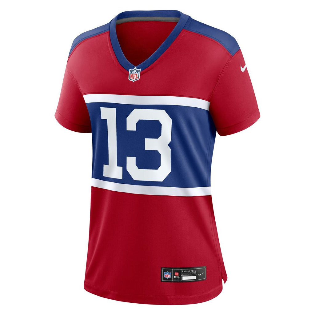 Jalin Hyatt New York Giants Nike Women's Alternate Player Game Official Jersey - Century Red