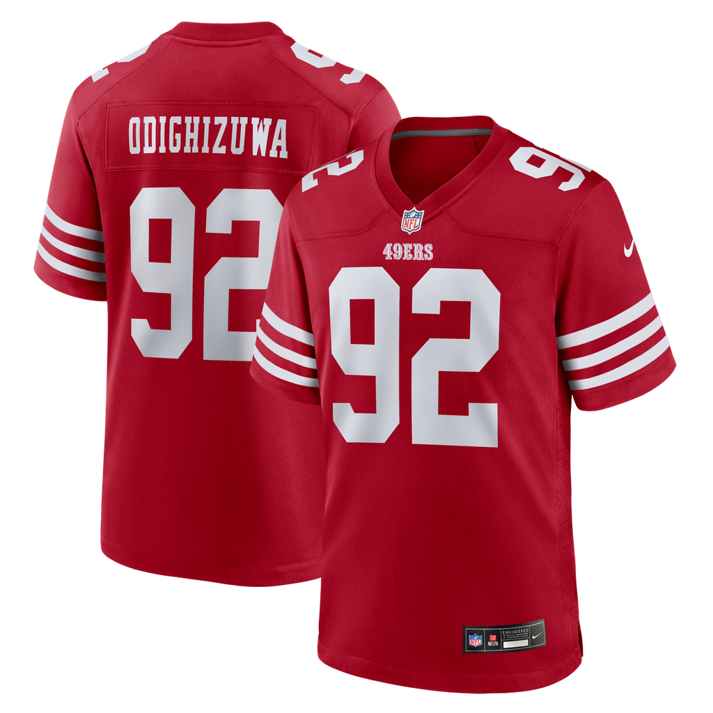 Osa Odighizuwa San Francisco 49ers Nike Team Game Jersey - Scarlet