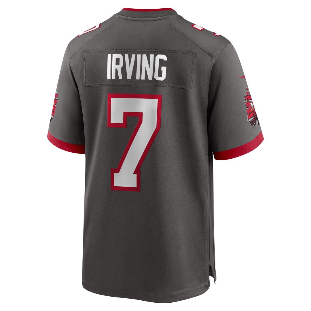Bucky Irving Tampa Bay Buccaneers Nike Alternate Game Jersey - Pewter