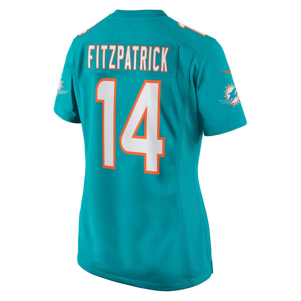 Ryan Fitzpatrick Miami Dolphins Nike Women's Game Official Jersey - Aqua