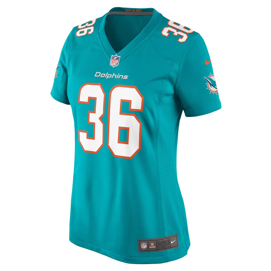 Storm Duck Miami Dolphins Nike Women's Game Jersey - Aqua