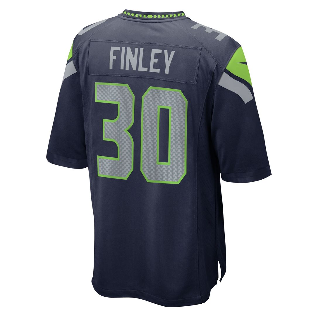 AJ Finley Seattle Seahawks Nike Team Game Jersey - College Navy