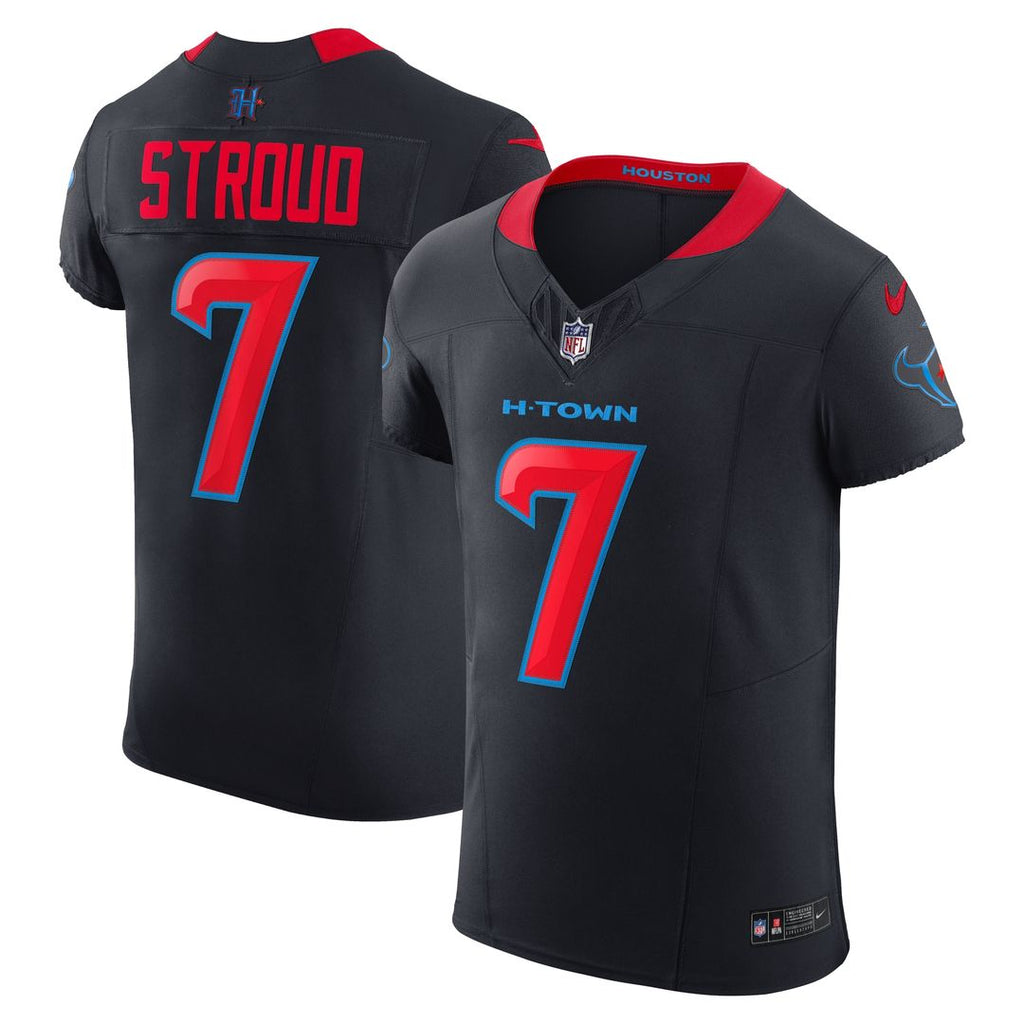 C.J. Stroud Houston Texans Nike Alternate 2 Vapor F.U.S.E. Elite Jersey - Navy