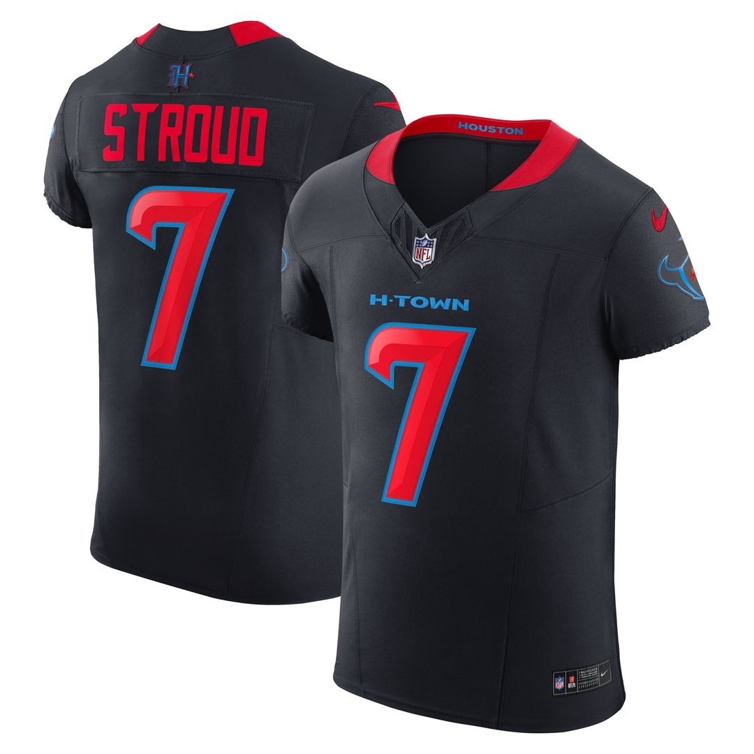 C.J. Stroud Houston Texans Nike Alternate 2 Vapor F.U.S.E. Elite Jersey - Navy