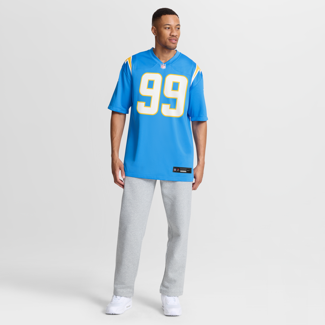Jamaree Caldwell Los Angeles Chargers Nike Team Game Jersey - Powder Blue