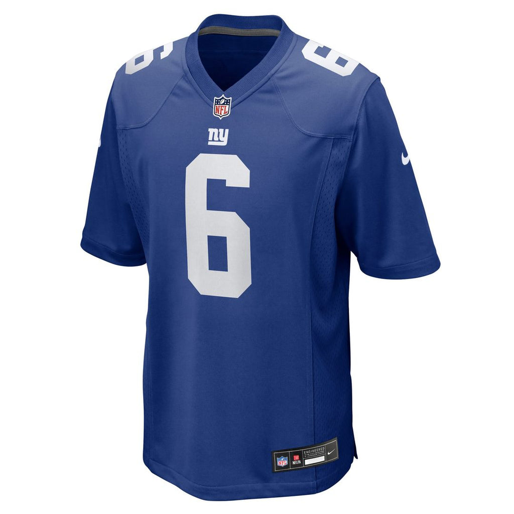 Jaxson Dart New York Giants Nike Team Game Official Jersey - Royal