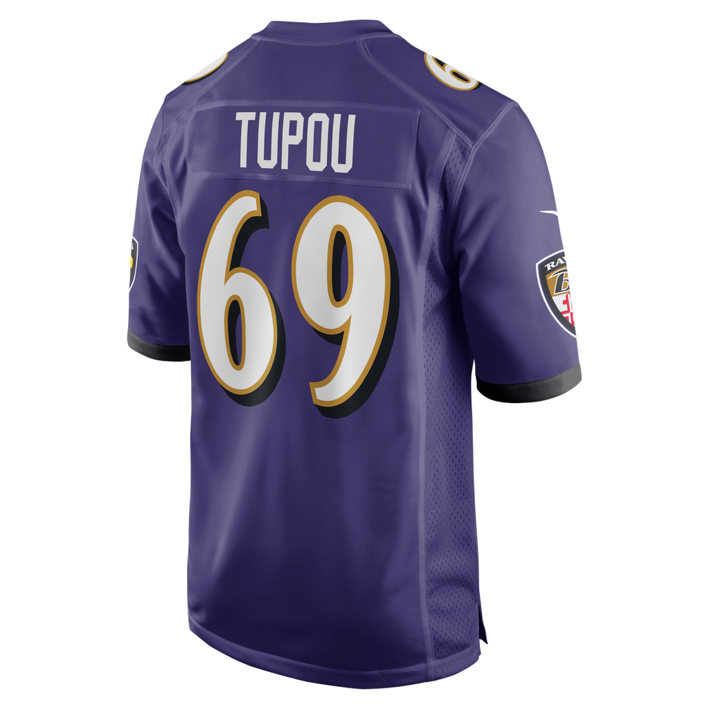 Josh Tupou Baltimore Ravens Nike Team Game Jersey - Purple