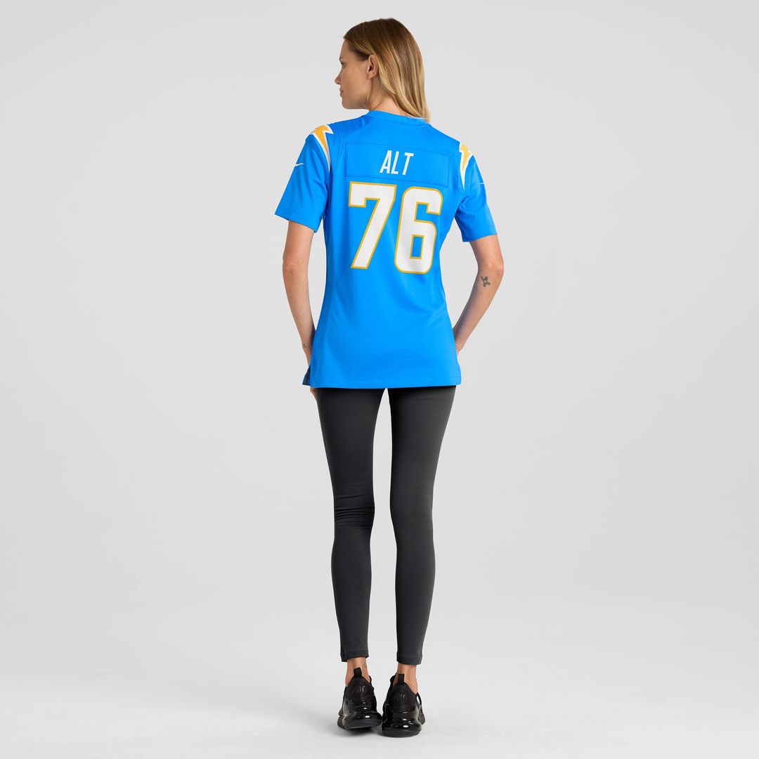 Joe Alt Los Angeles Chargers Nike Women's Game Jersey - Powder Blue
