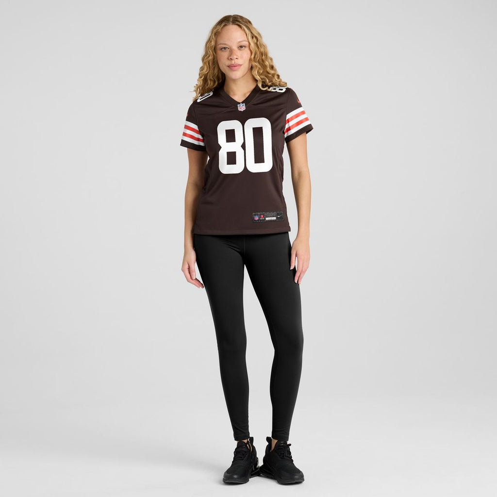 Jamari Thrash Cleveland Browns Nike Women's  Game Official Jersey -  Brown