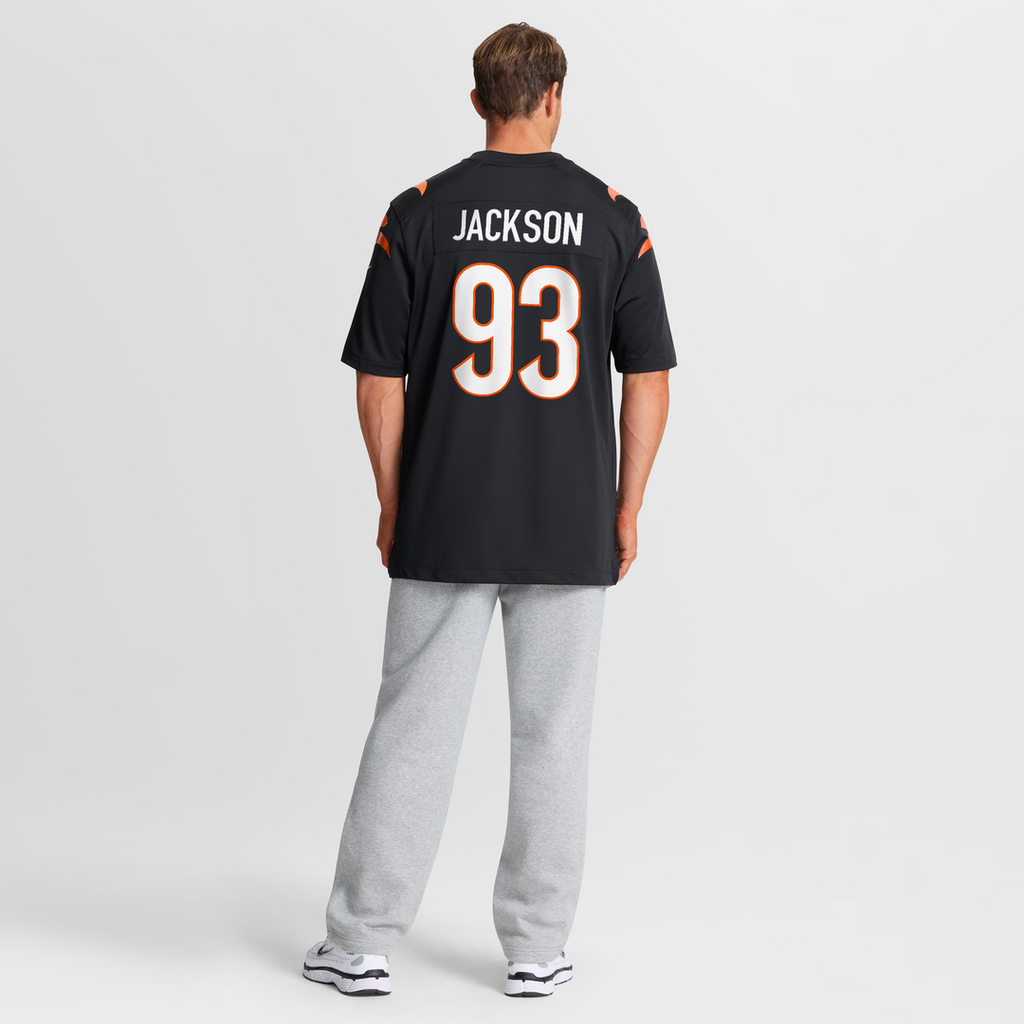 McKinnley Jackson Cincinnati Bengals Nike Game Jersey - Black