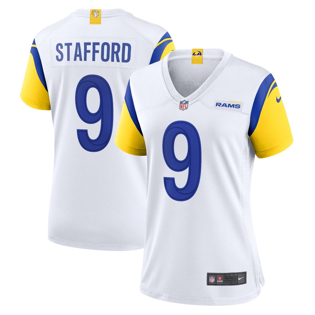 Matthew Stafford Los Angeles Rams Nike Women's Player Official Jersey - White