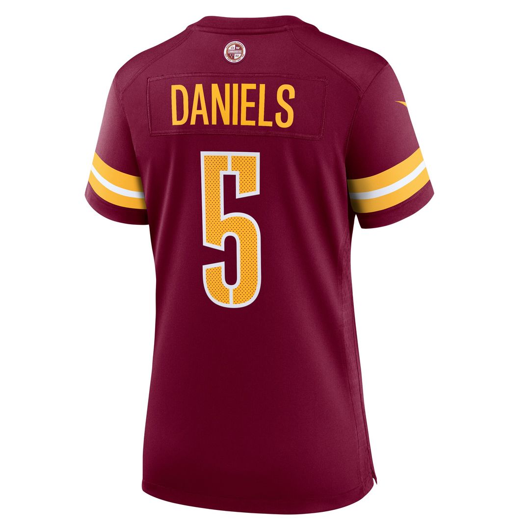 Jayden Daniels Washington Commanders Nike Women's  Player Game Official Jersey - Burgundy