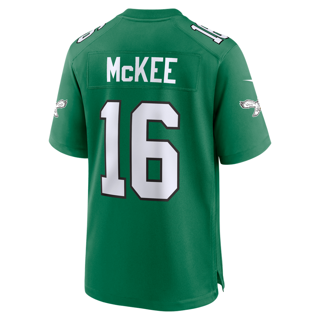 Tanner McKee Philadelphia Eagles Nike Alternate Game Official Jersey - Kelly Green