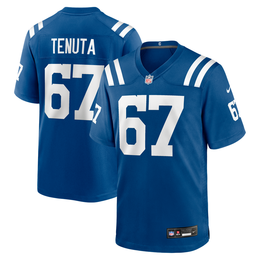 Luke Tenuta Indianapolis Colts Nike Team Game Official Jersey -  Royal