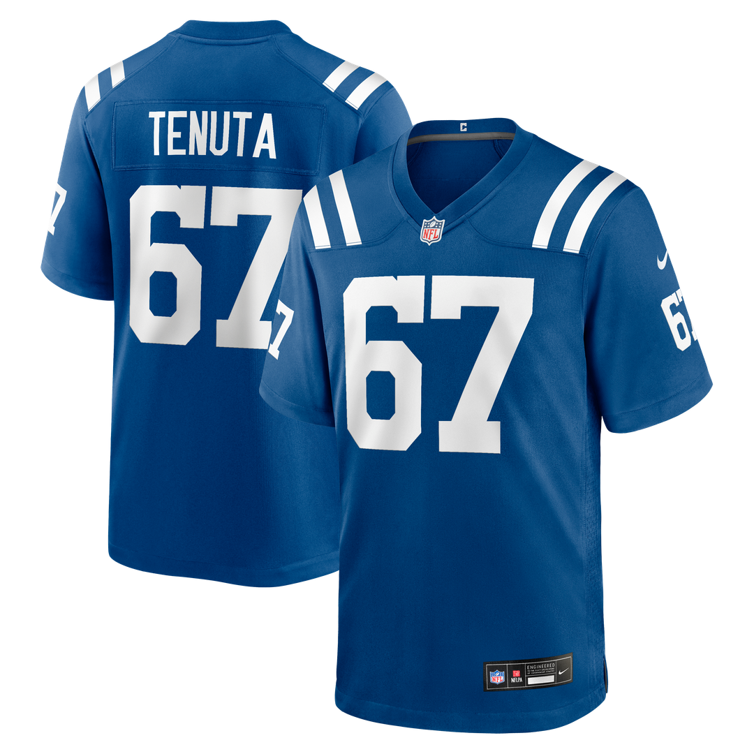 Luke Tenuta Indianapolis Colts Nike Team Game Official Jersey -  Royal
