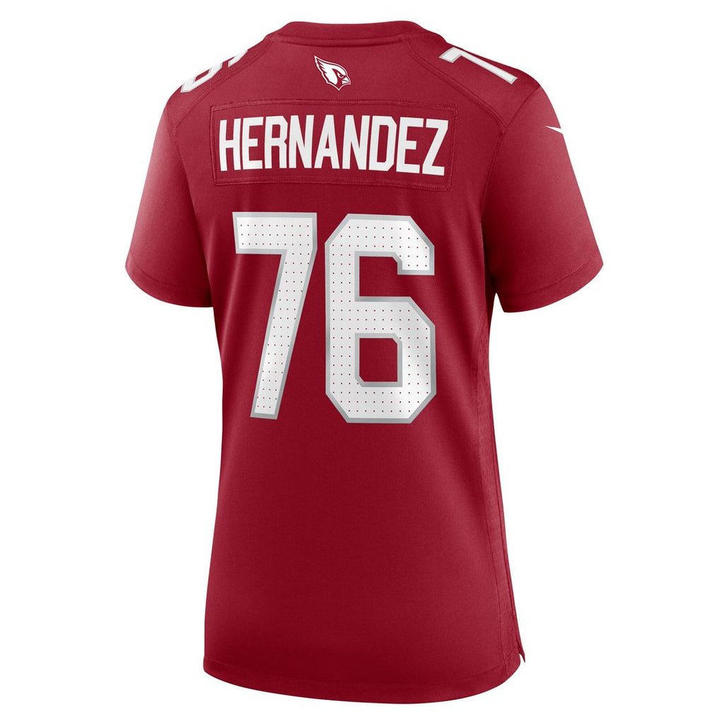 Will Hernandez Arizona Cardinals Nike Women's  Game Official Jersey -  Cardinal