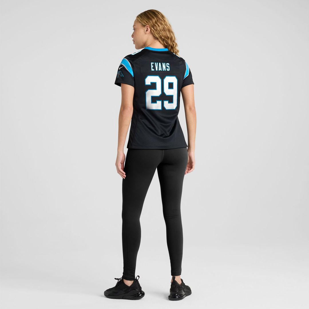 Akayleb Evans Carolina Panthers Nike Women's Team Game Jersey - Black