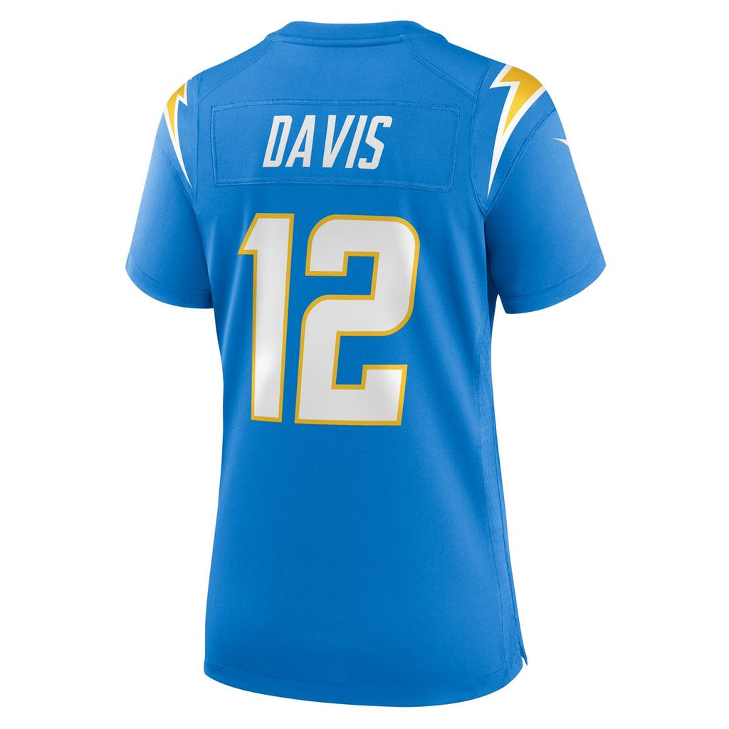 Derius Davis Los Angeles Chargers Nike Women's Team Game Official Jersey - Powder Blue