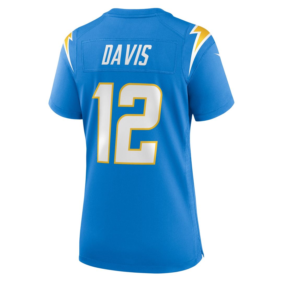 Derius Davis Los Angeles Chargers Nike Women's Team Game Official Jersey - Powder Blue