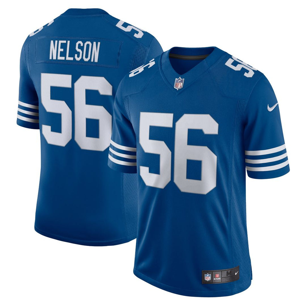 Men's Nike Quenton Nelson Royal Indianapolis Colts Alternate Vapor Limited Official Jersey