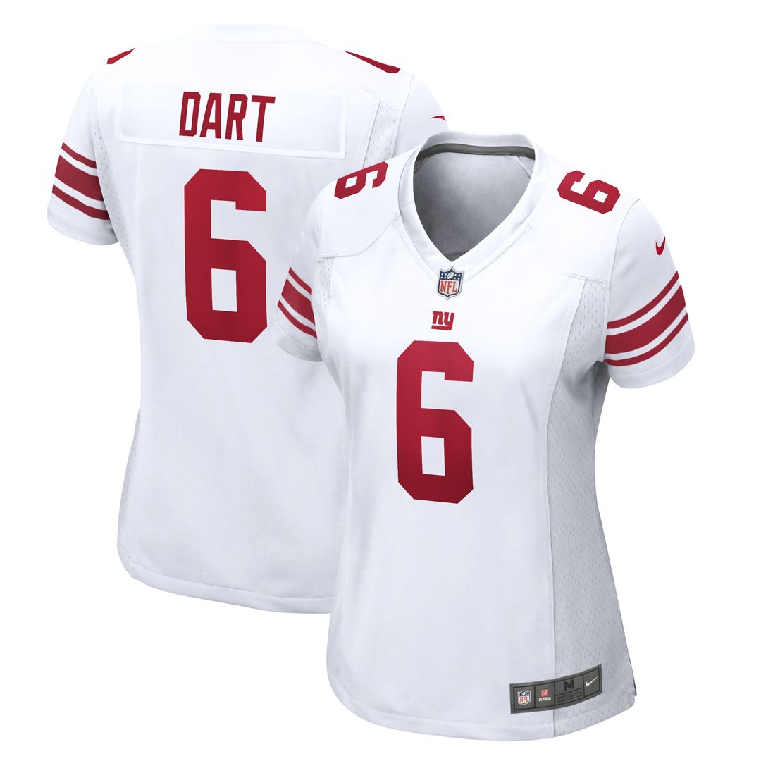 Jaxson Dart New York Giants Nike Women's Team Game Jersey - Royal