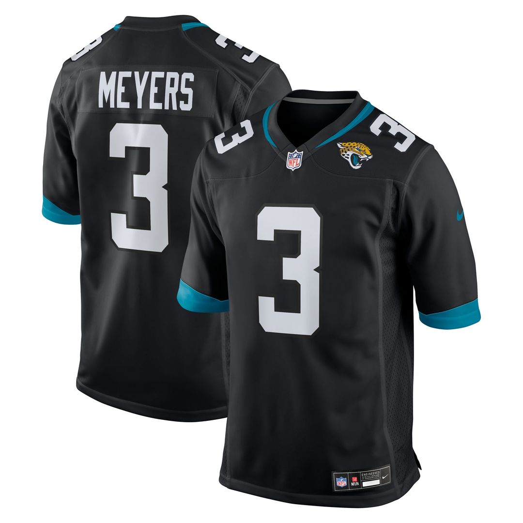 Jakobi Meyers Jacksonville Jaguars Nike Team Game Jersey - Teal
