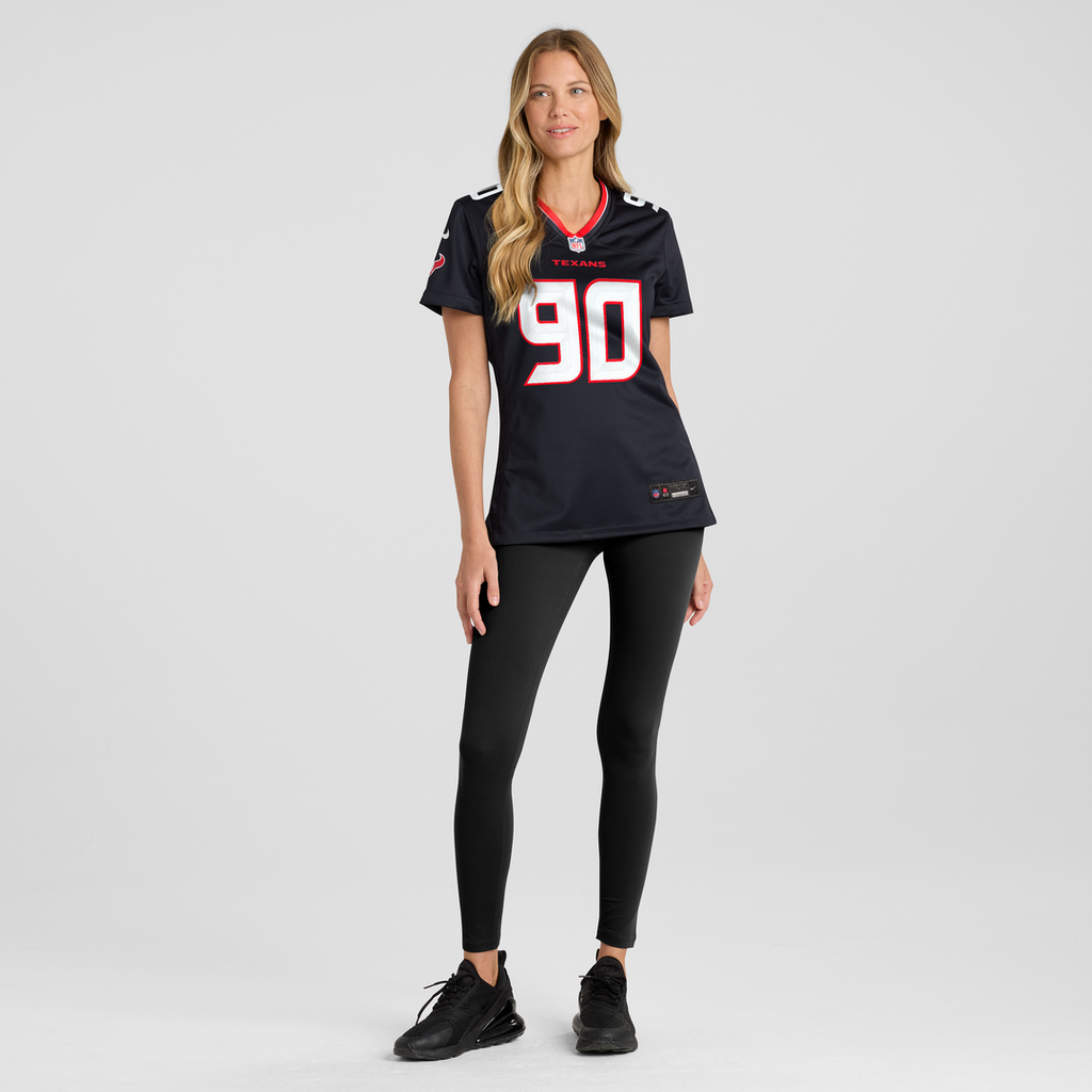 Logan Hall Houston Texans Nike Women's Team Game Official Jersey -  Navy