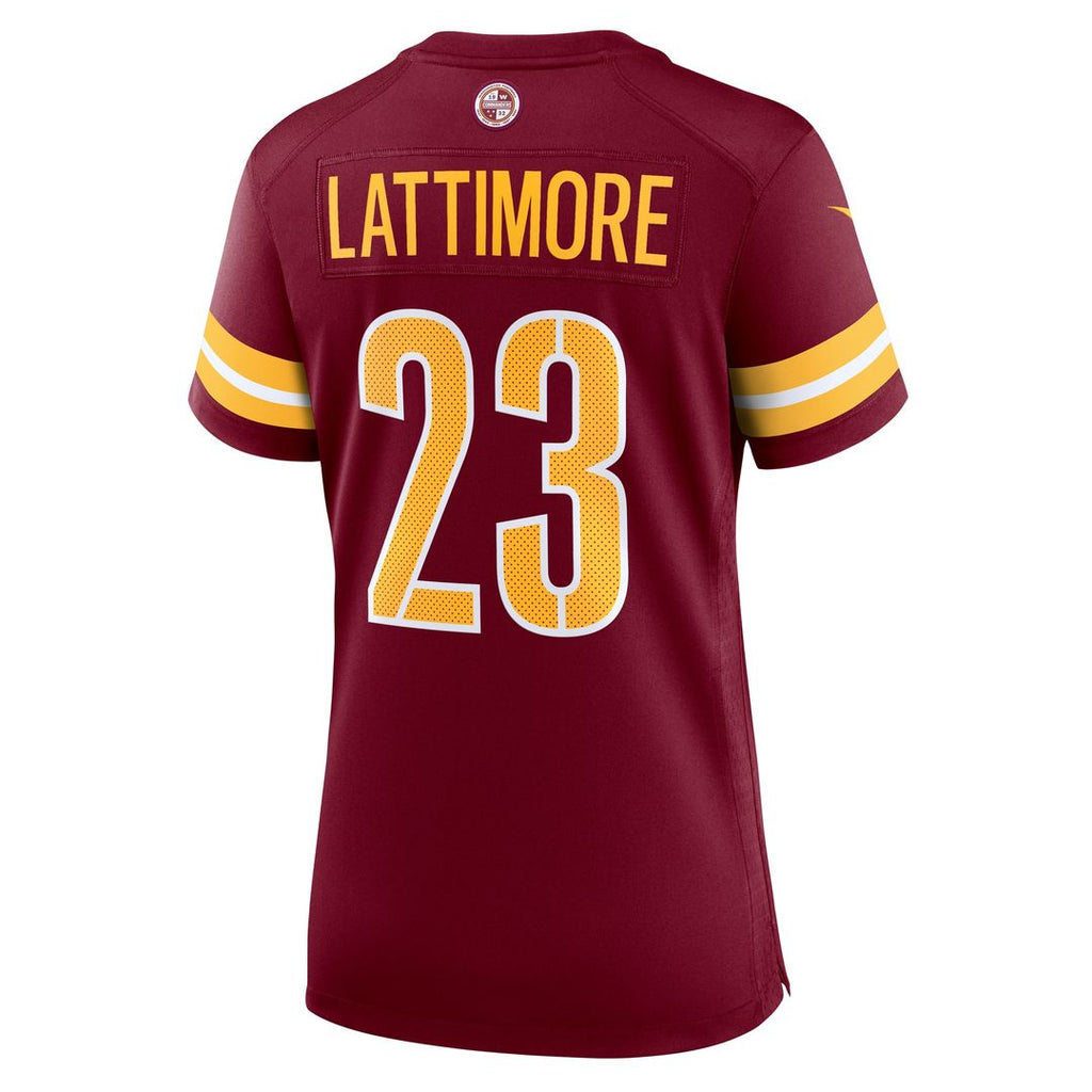 Marshon Lattimore Washington Commanders Nike Women's Team Game Jersey - Burgundy