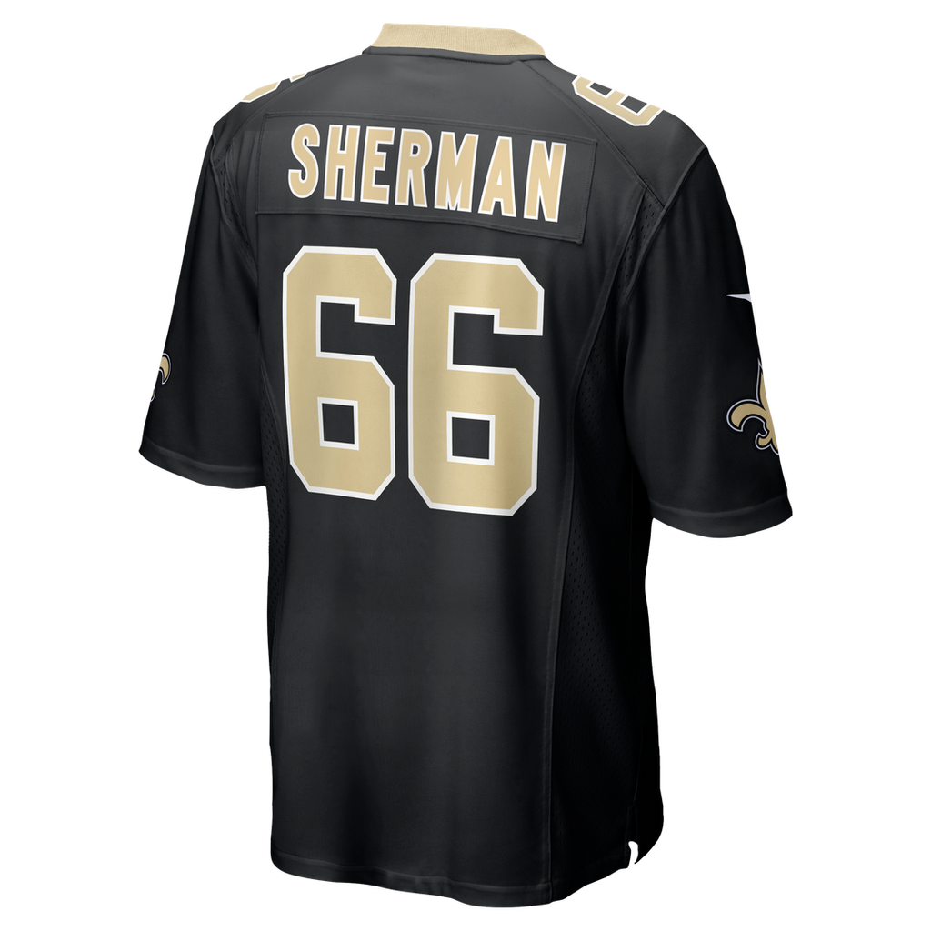 William Sherman New Orleans Saints Nike Team Game Official Jersey -  Black
