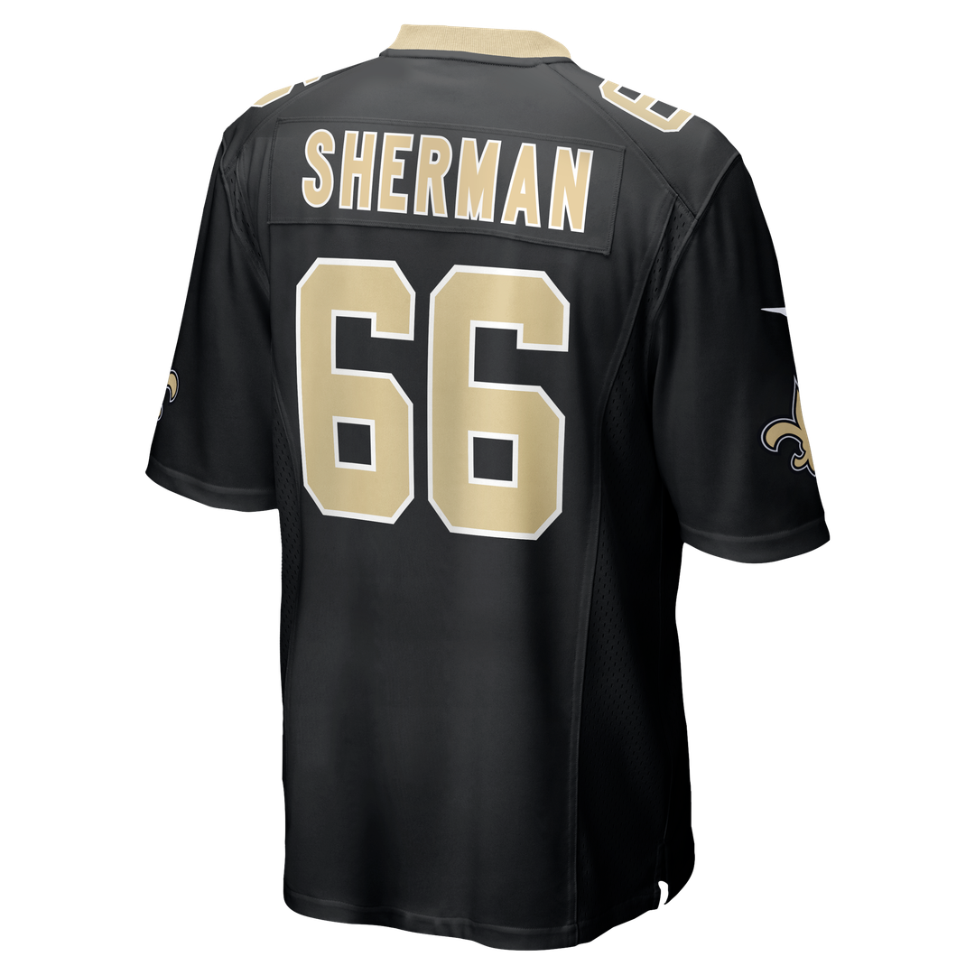 William Sherman New Orleans Saints Nike Team Game Official Jersey -  Black